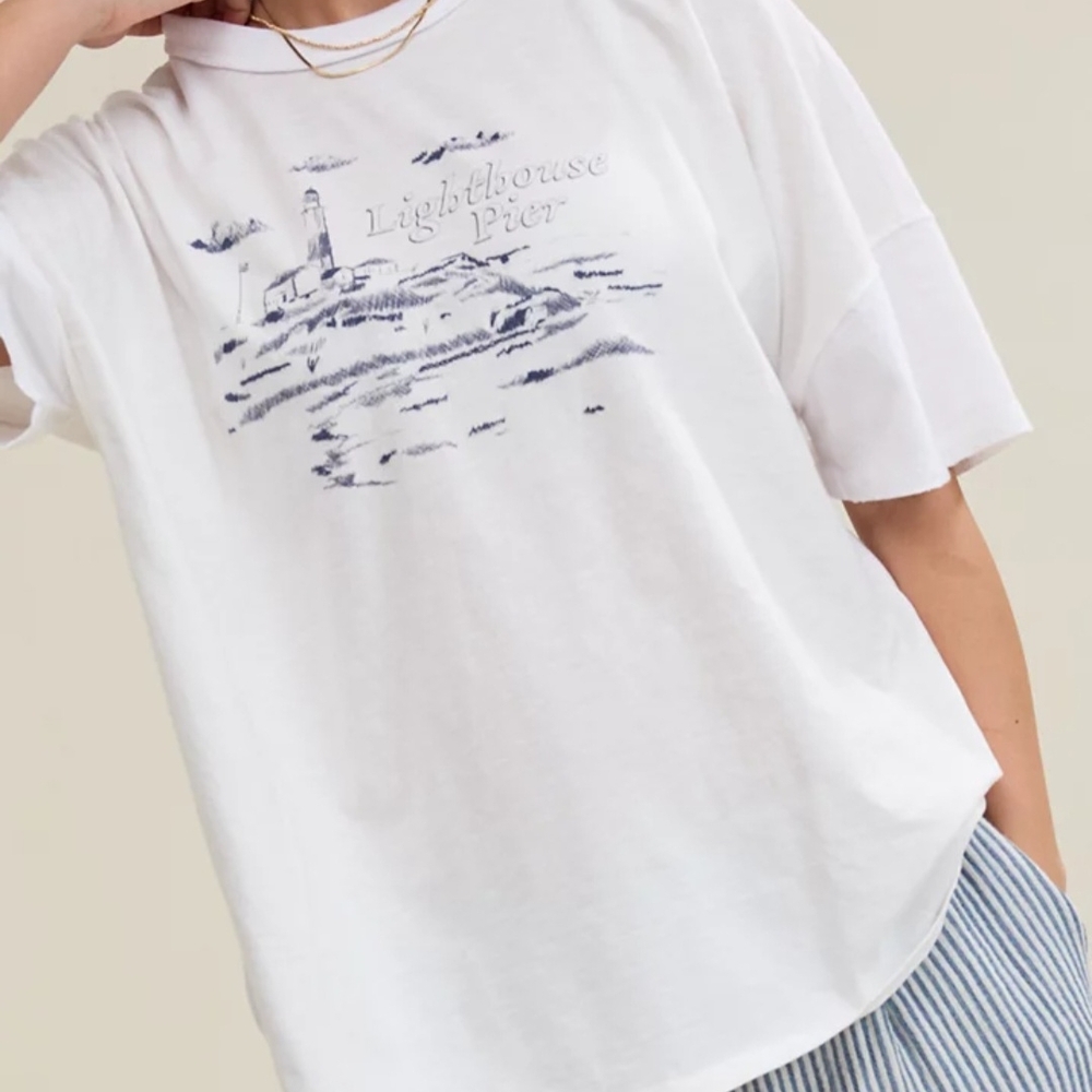 Aerie Oversized Crew Boyfriend T-Shirt